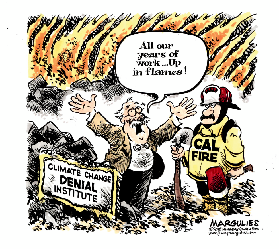 California wildfires color