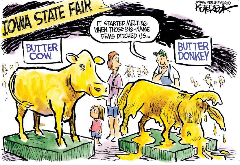 Democrats Melt at Iowa State Fair