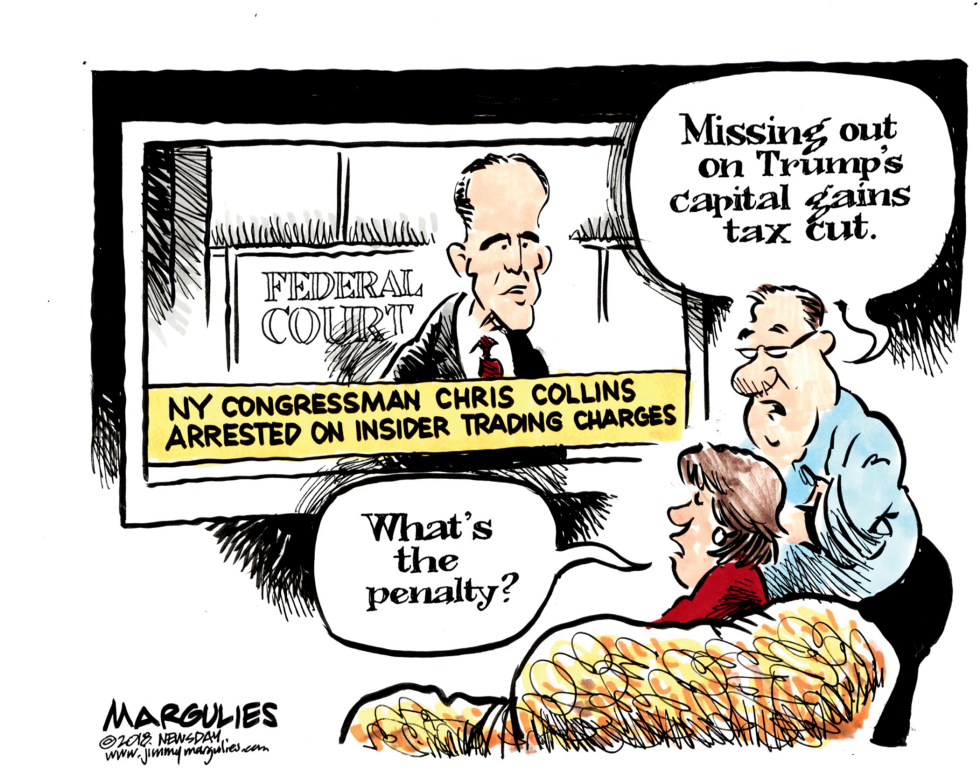NY Congressman arrested on insider trading color