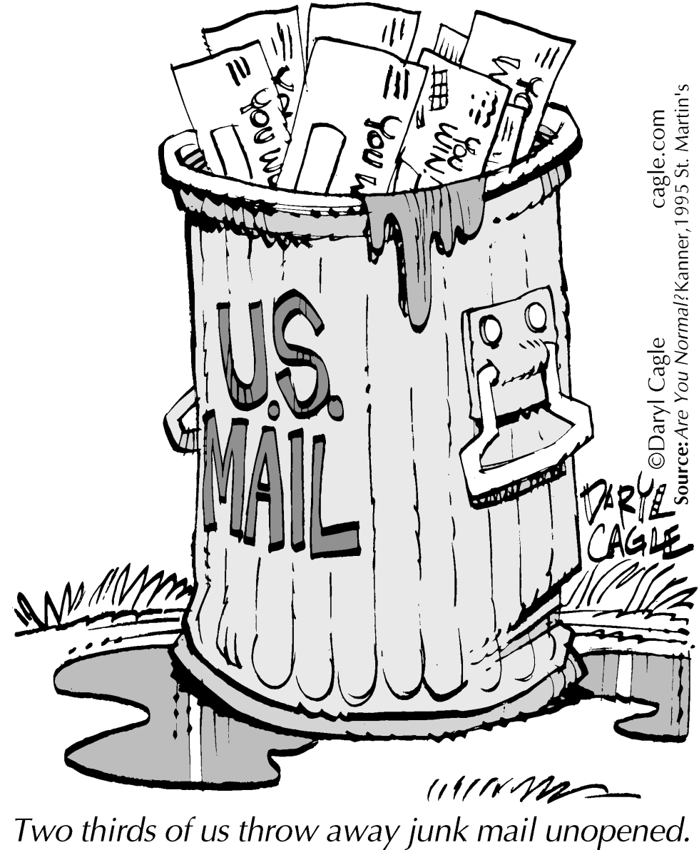TRUE - Unopened Mail