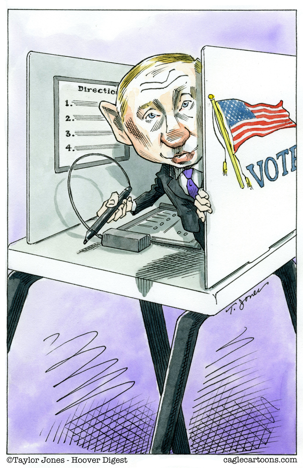  PUTIN - DON'T FORGET TO VOTE by Taylor Jones