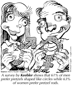 TRUE - SEX PRETZELS by Daryl Cagle