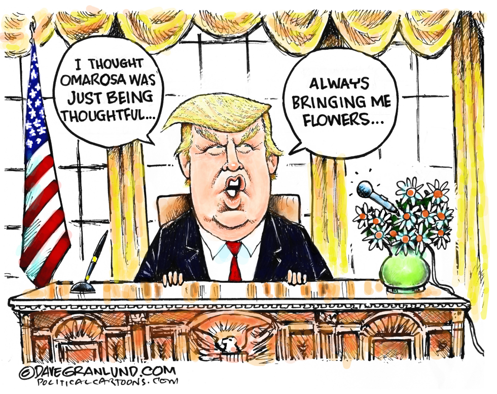  OMAROSA WHITE HOUSE TAPING by Dave Granlund