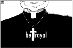 PA CATHOLIC CHURCH ABUSE SCANDAL, B/W by Randy Bish