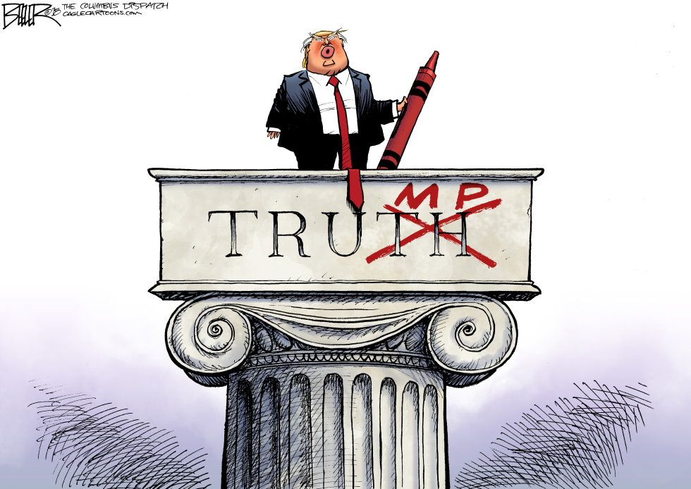  TRUTH AND TRUMP by Nate Beeler