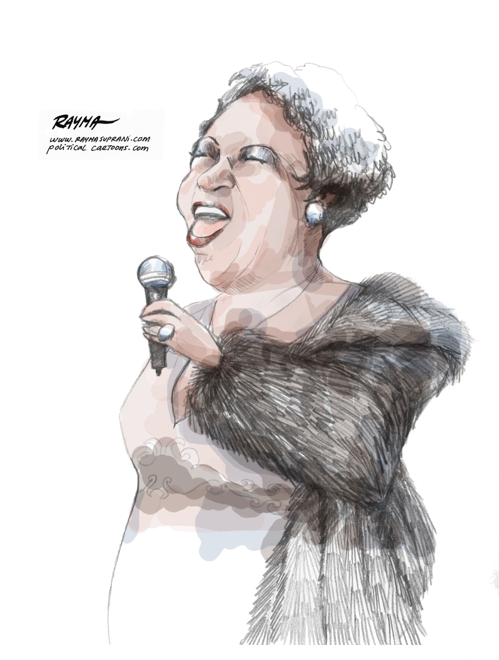  ARETHA FRANKLIN by Rayma Suprani