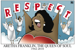 ARETHA FRANKLIN,  by Randy Bish