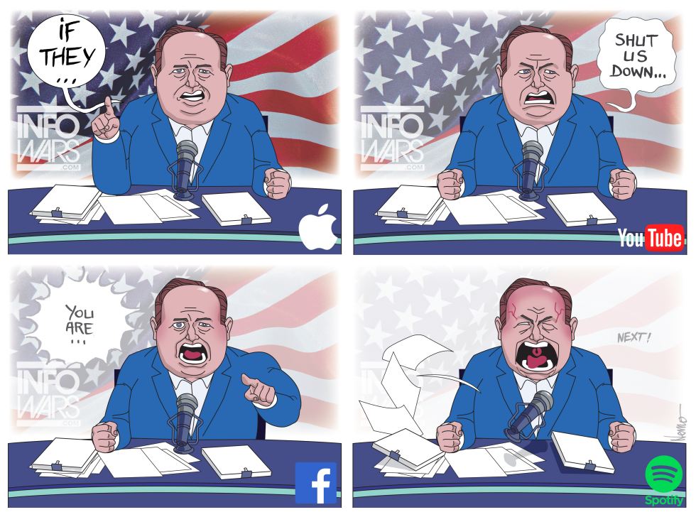 Banning Alex Jones