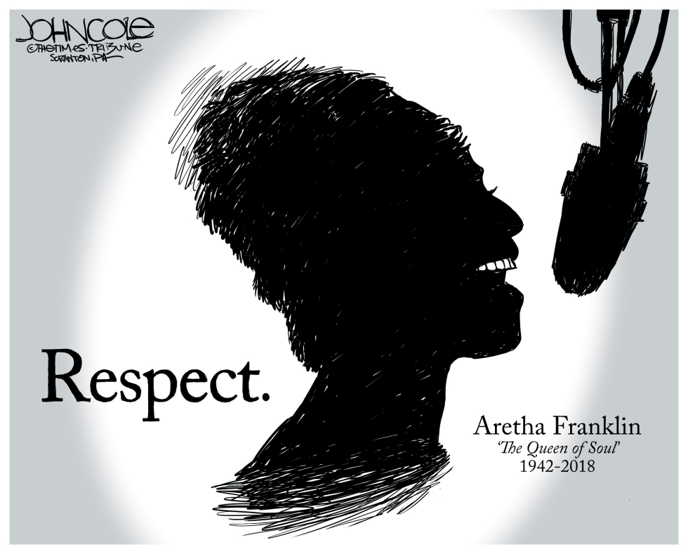  ARETHA FRANKLIN by John Cole