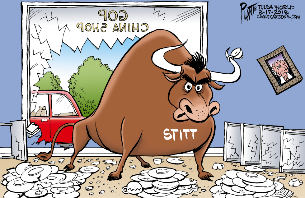 LOCAL OK Kevin Stitt in the China Shop