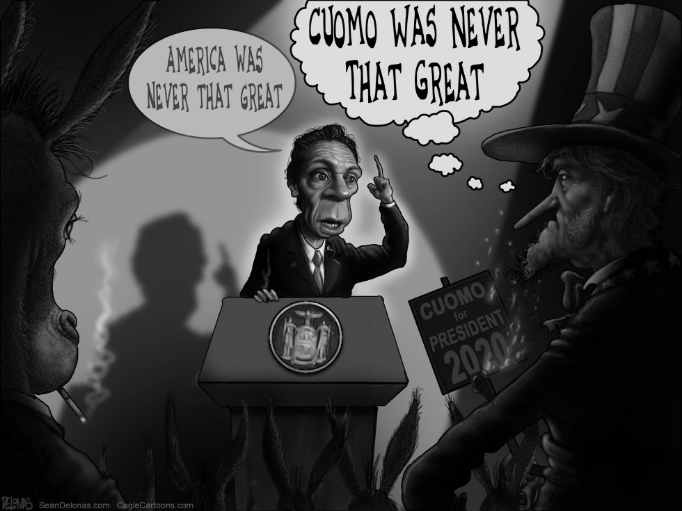  CUOMO AMERICA NOT GREAT by Sean Delonas