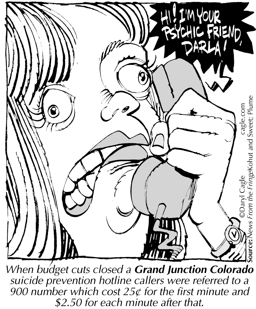 TRUE - Suicide Hotline Cost