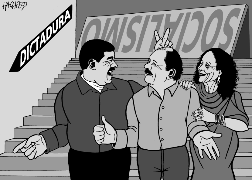 camino hacia abajo Maduro, Ortega, Murillo