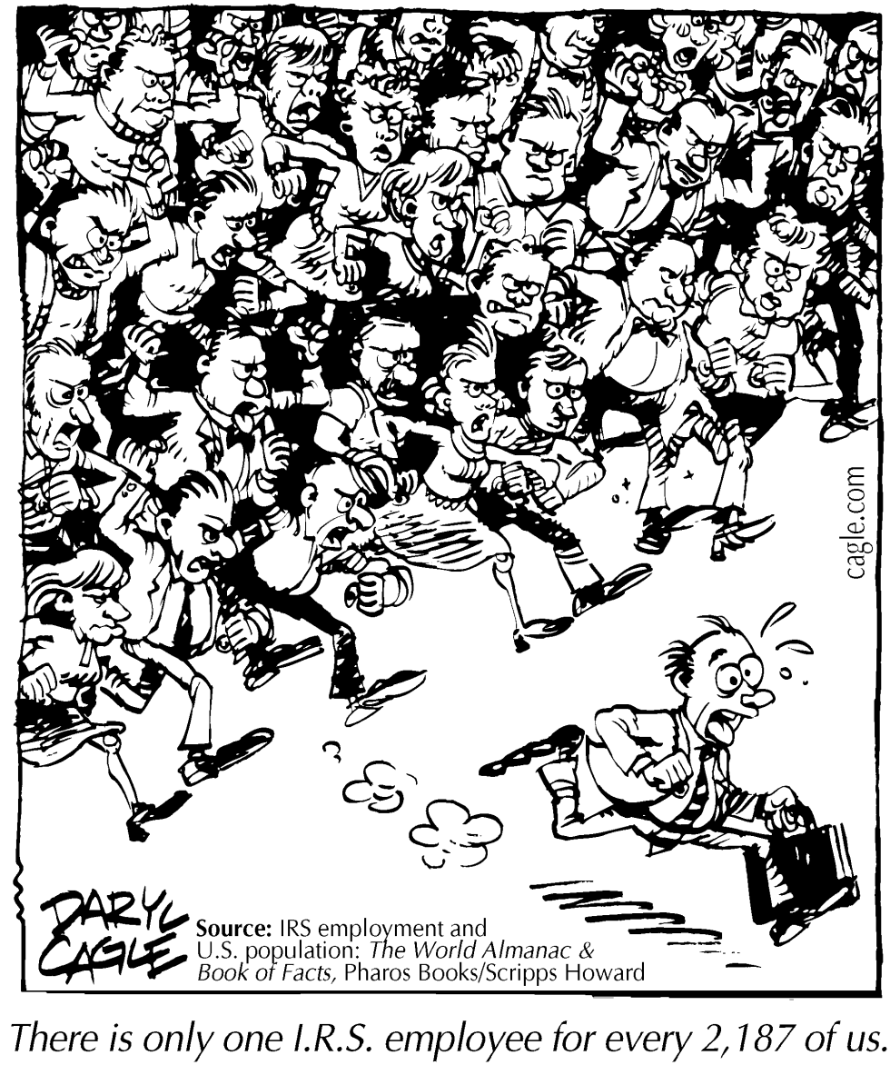 TRUE - IRS vs Population