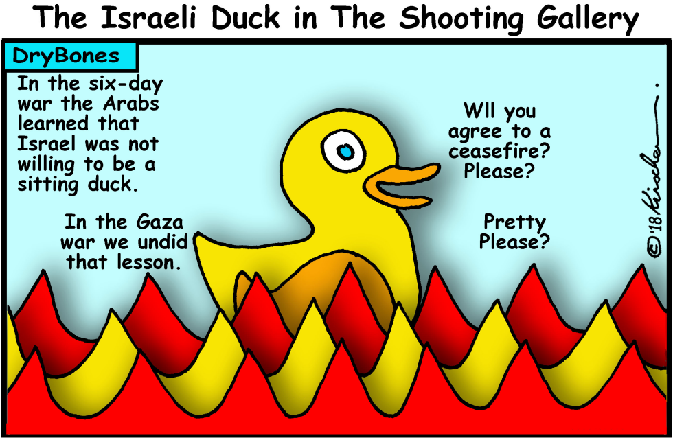  THE ISRAELI SITTING DUCK by Yaakov Kirschen