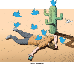TWITTER KILLS CAREER by Marian Kamensky