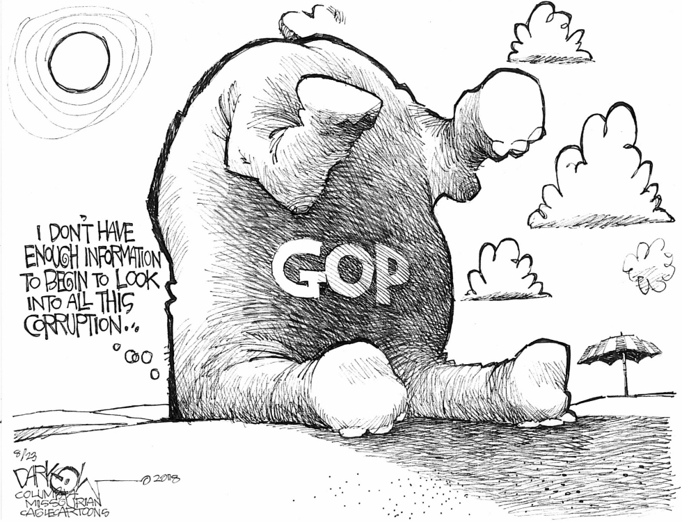  GOP, HEAD IN THE SAND by John Darkow