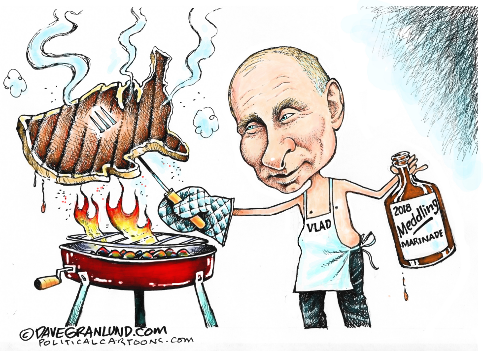  RUSSIAN MEDDLING 2018 by Dave Granlund