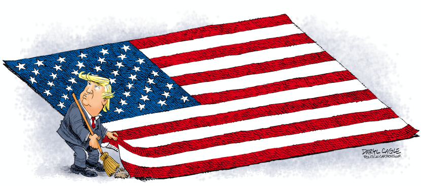 Trump Sweeps Under the Rug