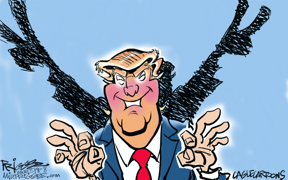  TRUMP'S THE ONE by Milt Priggee