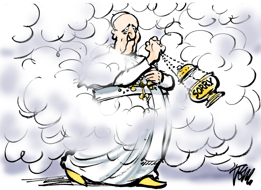 Pope sorry