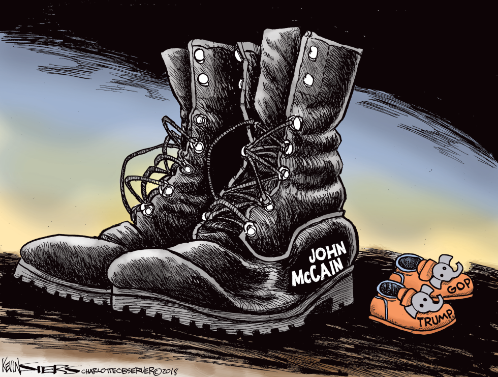  JOHN MCCAIN RIP by Kevin Siers