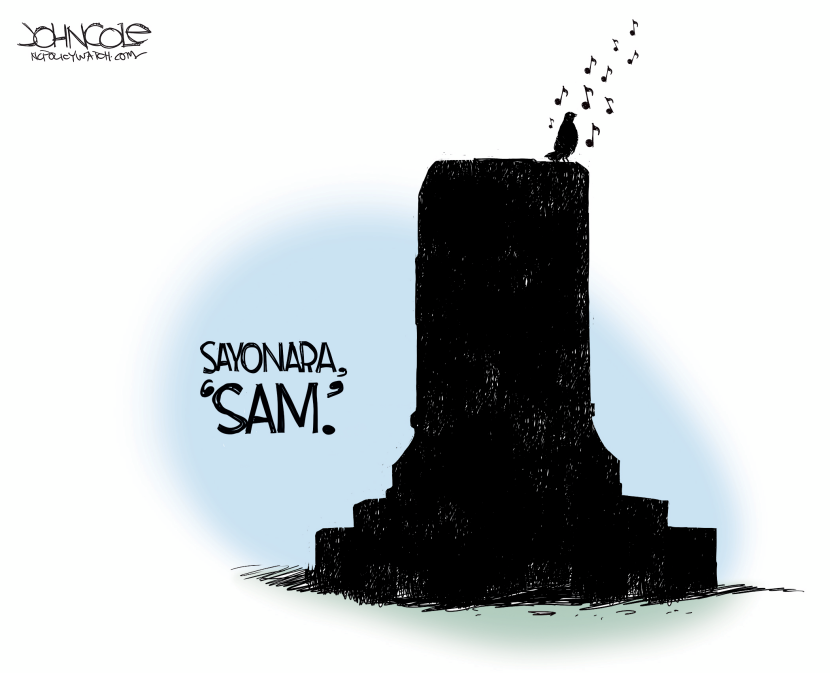 LOCAL NC Sayonara Silent Sam