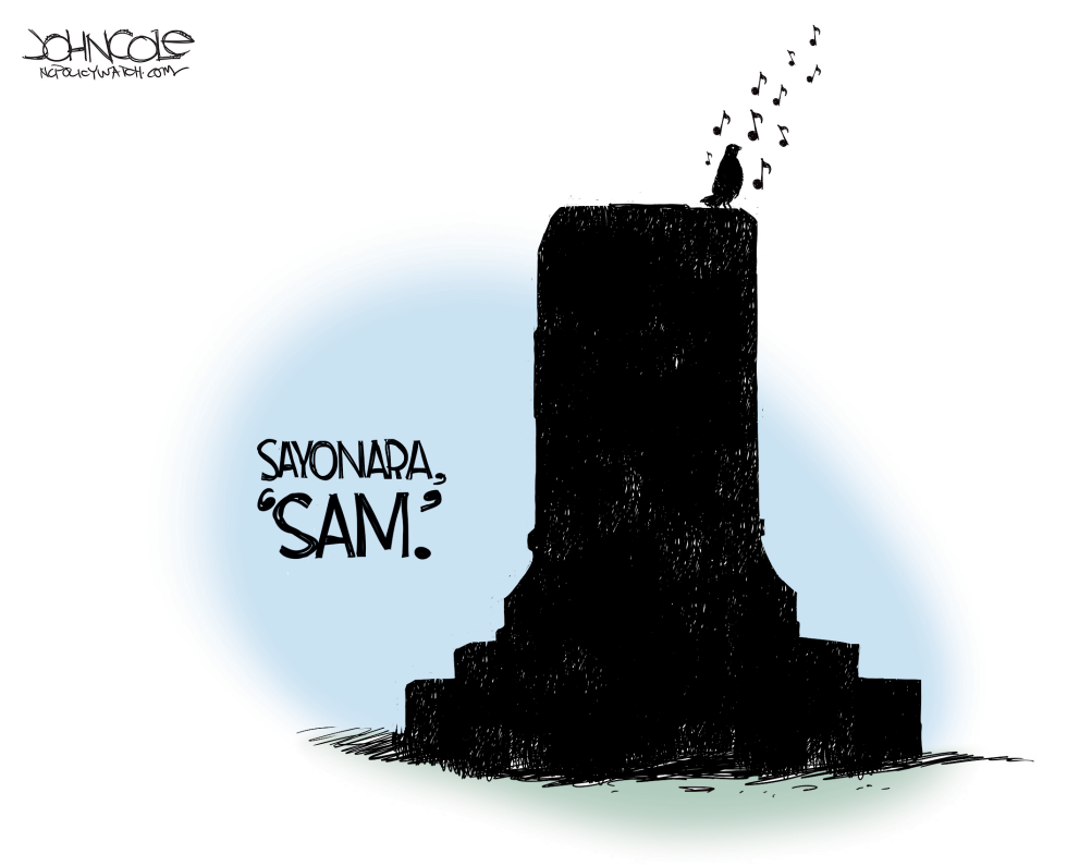 LOCAL NC Sayonara Silent Sam