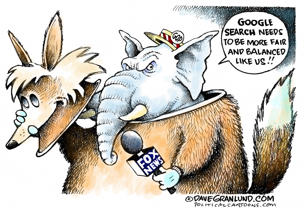  GOOGLE AND CONSERVATIVES by Dave Granlund