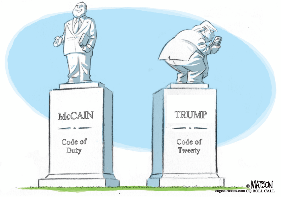 Fitting Tributes to McCain and TrumpREVISED