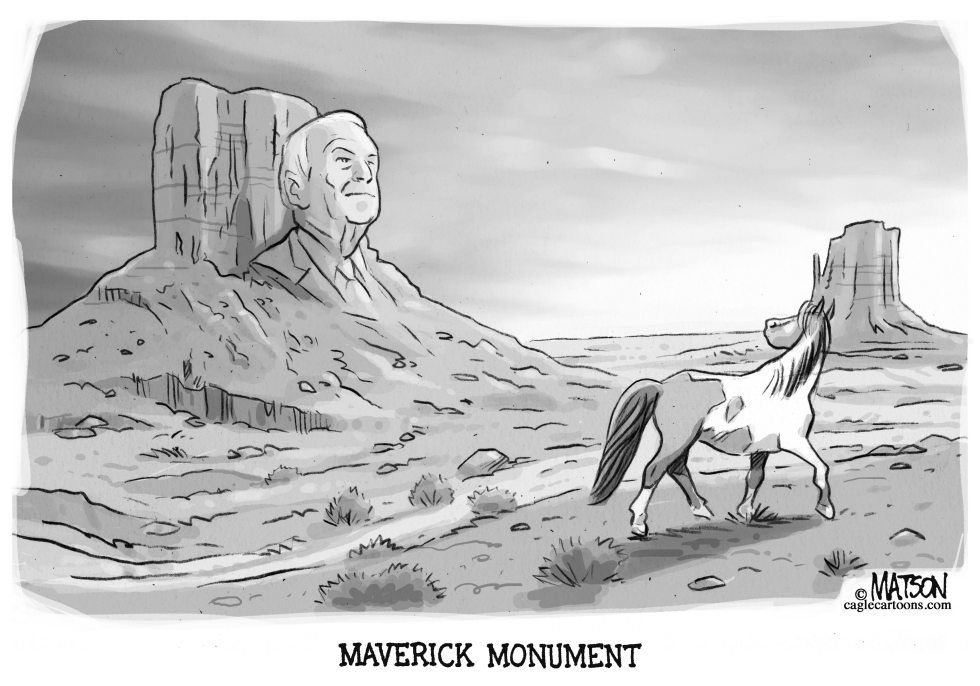 McCain Maverick Momument