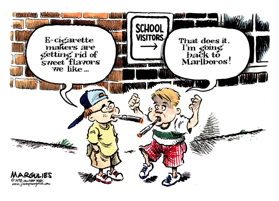E-CIGARETTES AND KIDS  by Jimmy Margulies