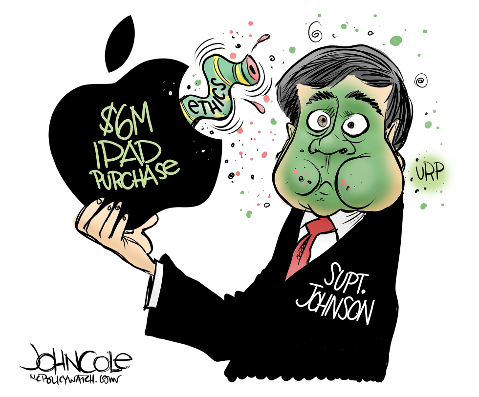 LOCAL NC Johnson and iPad ethics