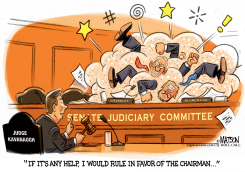 JUDGE KAVANAUGH HEARING by R.J. Matson