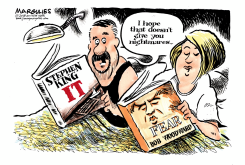BOB WOODWARD BOOK ON TRUMP by Jimmy Margulies