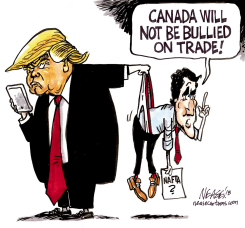 NAFTA BULLY by Steve Nease