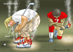 KAEPERNICK AND NIKE by Marian Kamensky