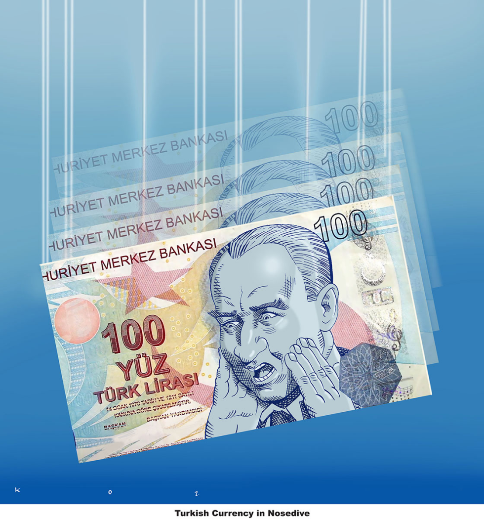 Turkish Currency in Nosedive
