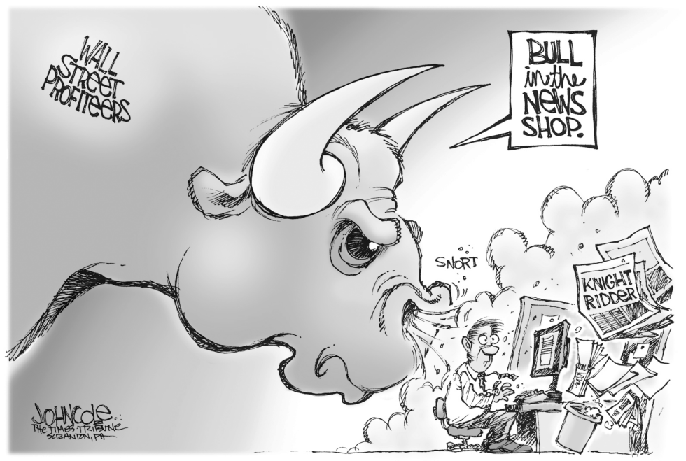 Wall Street in the newsroom
