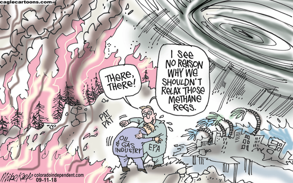  METHANE REGULATIONS by Mike Keefe