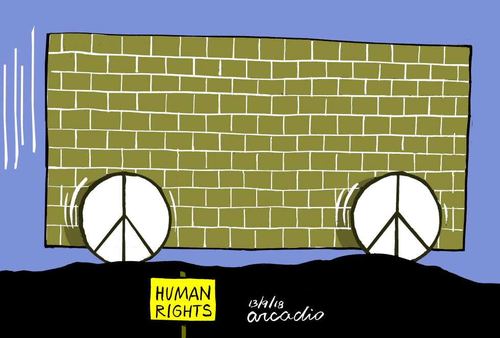 Muros no derechos humanos si