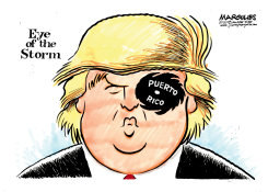 TRUMP AND PUERTO RICO HURRICANE RELIEF  by Jimmy Margulies