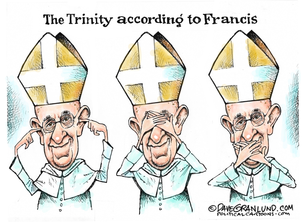  POPE FRANCIS AND SCANDAL by Dave Granlund