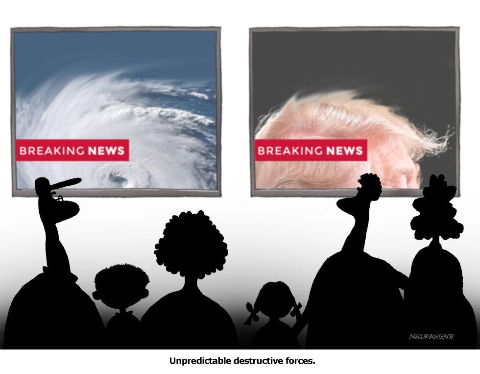 Unpredictable destructive forces