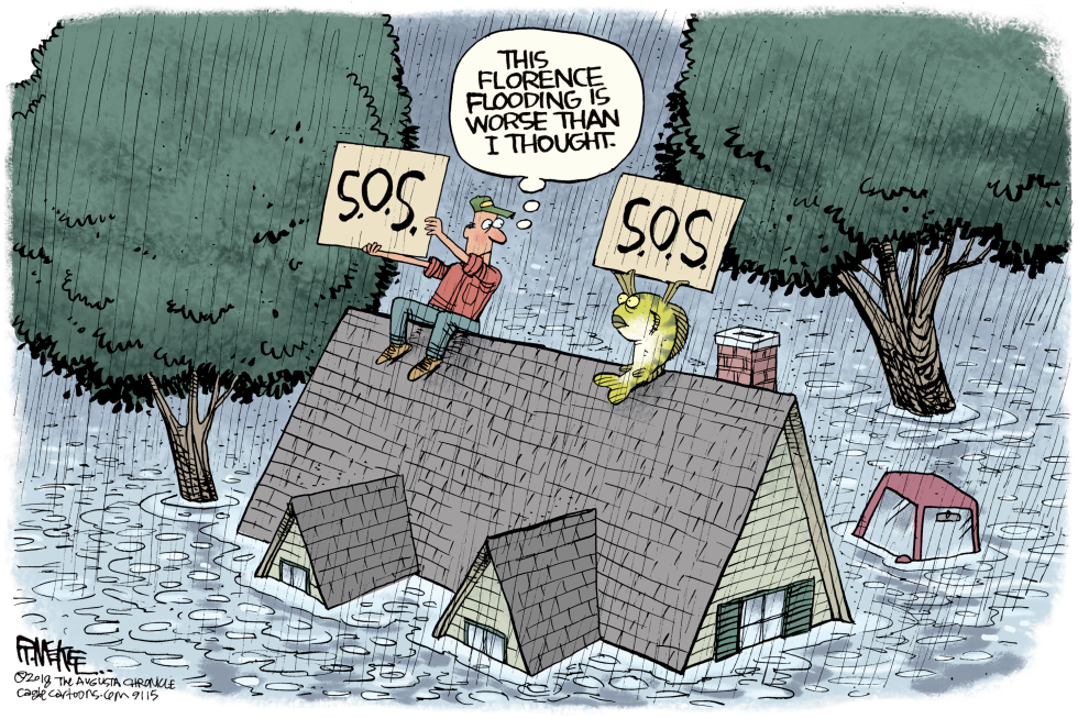  FLORENCE FLOODING by Rick McKee