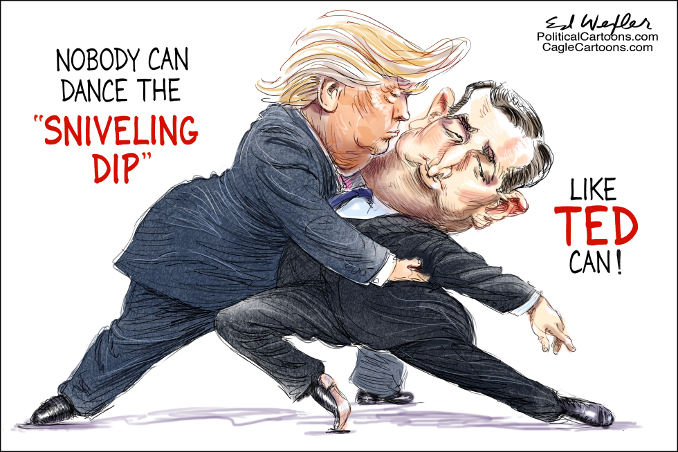  SNIVELING DIP - TRUMP AND CRUZ by Ed Wexler