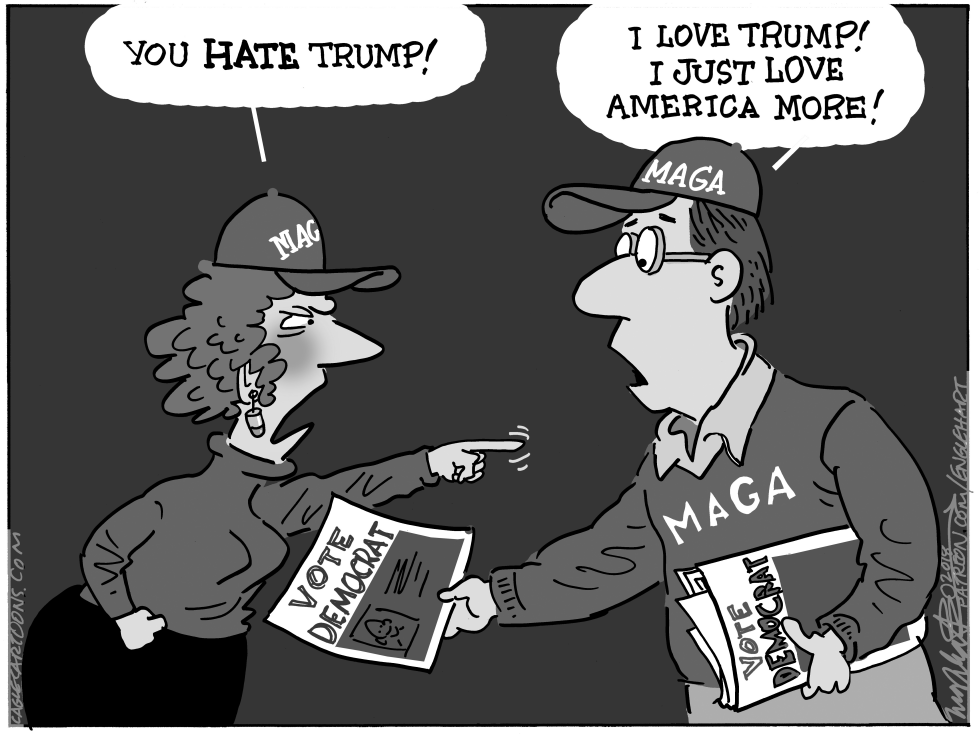  HATE TRUMP by Bob Englehart