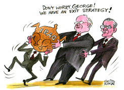 BUSH GOT STUCK IN -  by Christo Komarnitski