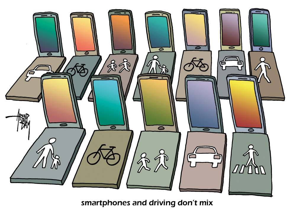 smartphone and driving