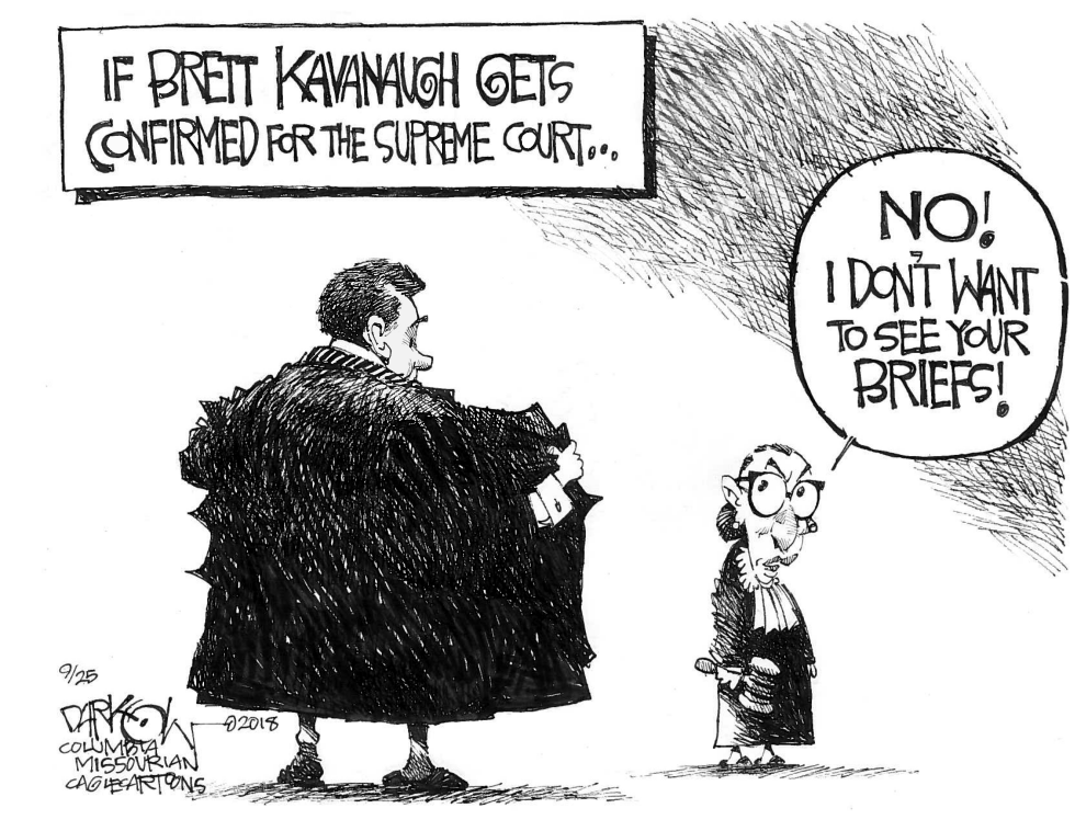  CLOUD OVER KAVANAUGH by John Darkow